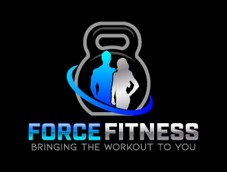 Force Fitness logo design by jaize