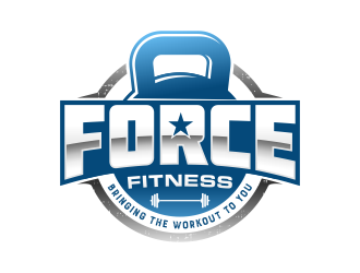 Force Fitness logo design by pionsign