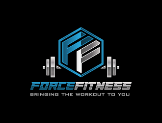 Force Fitness logo design by pencilhand