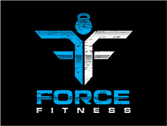 Force Fitness logo design by mutafailan