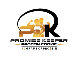 Promise Keeper protein cookie logo design by uttam