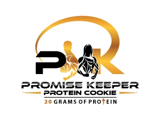 Promise Keeper protein cookie logo design by uttam