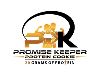 Promise Keeper protein cookie logo design by uttam