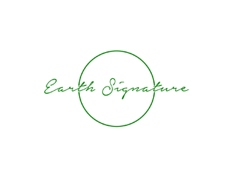Earth Signature logo design by johana
