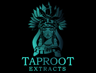 TapRoot Extracts logo design by axel182