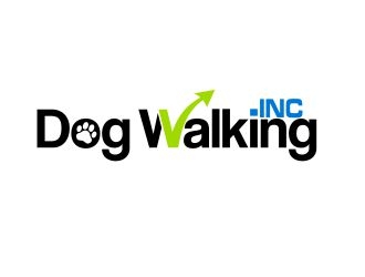 Dog Walking Inc logo design by amar_mboiss