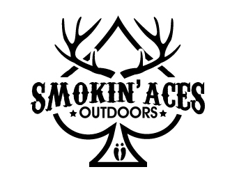 Smokin’ Aces Outdoors logo design by PMG