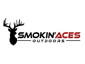 Smokin’ Aces Outdoors logo design by shravya