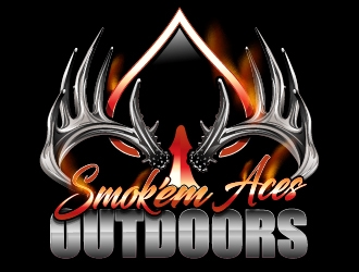 Smokin’ Aces Outdoors logo design by Suvendu