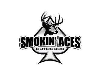 Smokin’ Aces Outdoors logo design by invento