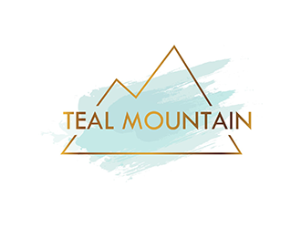 Teal Mountain logo design by logolady