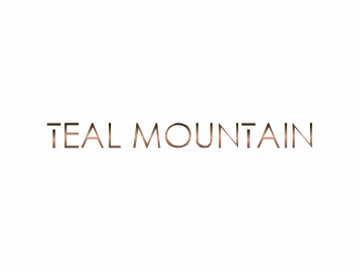 Teal Mountain logo design by giphone