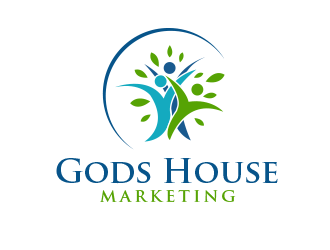 Gods House Marketing logo design by BeDesign