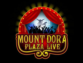 Mount Dora Plaza Live  logo design by logoguy