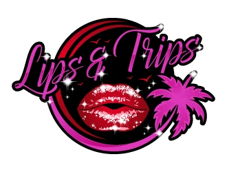 Lips & Trips logo design by Aelius