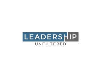 Leadership Unfiltered logo design by johana