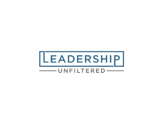 Leadership Unfiltered logo design by johana