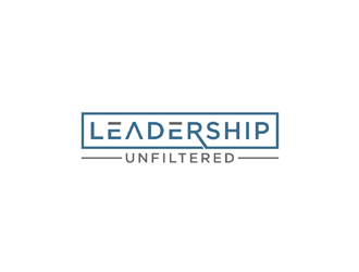 Leadership Unfiltered logo design by johana