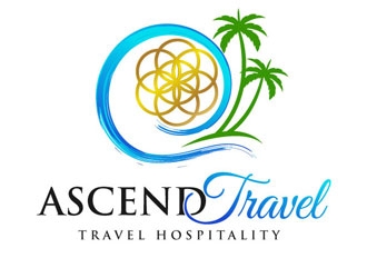 Ascend Travel logo design by logoguy