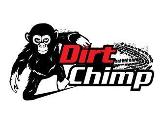 Dirt Chimp logo design by logoguy