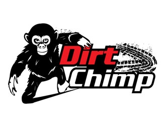 Dirt Chimp logo design by logoguy