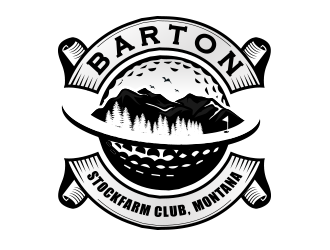 Barton Stockfarm MT 7.13.2019 logo design by schiena