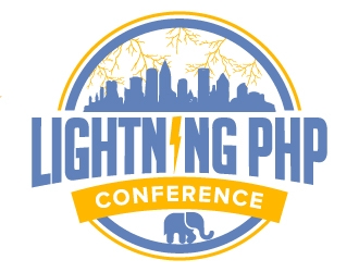 LIGHTNING PHP CONFERENCE logo design by jaize