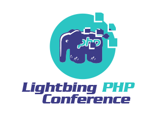 LIGHTNING PHP CONFERENCE logo design by BeDesign