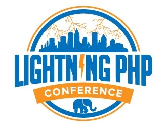 LIGHTNING PHP CONFERENCE logo design by jaize