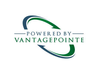 Powered by VantagePointe logo design by Djavadesign