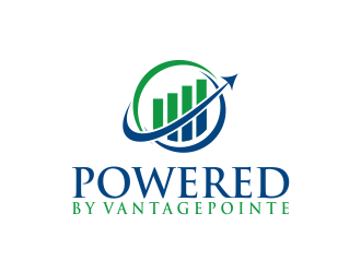 Powered by VantagePointe logo design by done