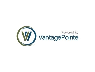 Powered by VantagePointe logo design by zakdesign700