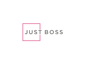 Just Boss logo design by ndaru