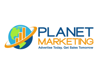 Planet Marketing logo design by kgcreative