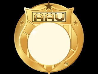 AAU Gymnastics logo design by pollo