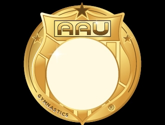 AAU Gymnastics logo design by pollo
