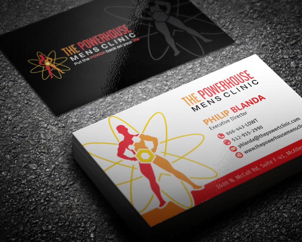 The Powerhouse Mens Clinic logo design by Boomstudioz