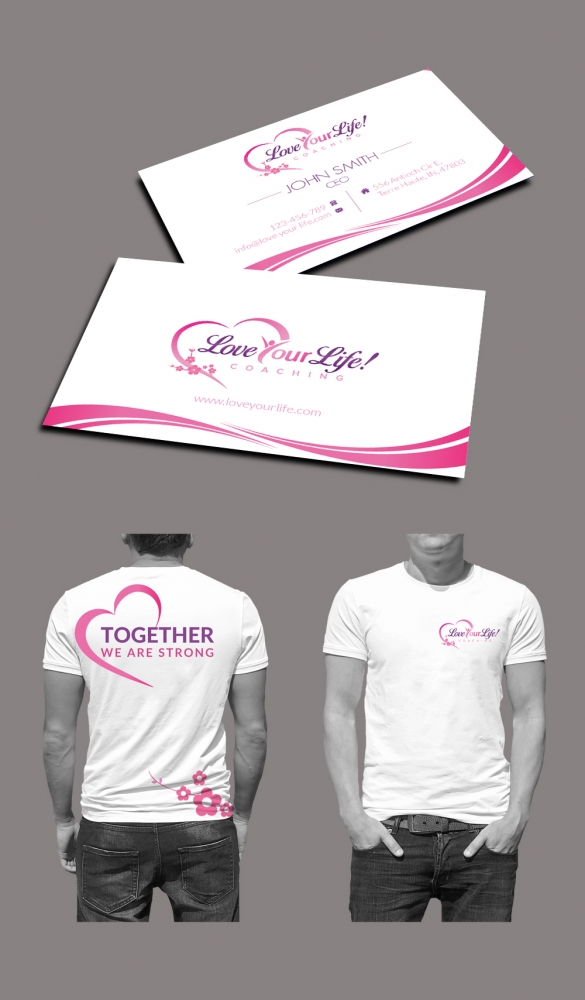 Love Your Life! Coaching logo design by DreamLogoDesign