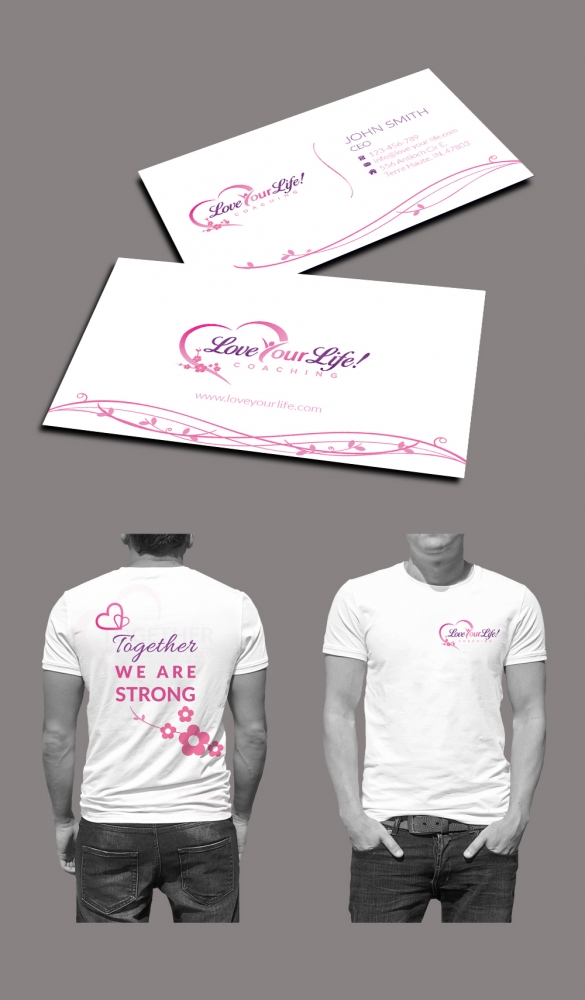 Love Your Life! Coaching logo design by DreamLogoDesign