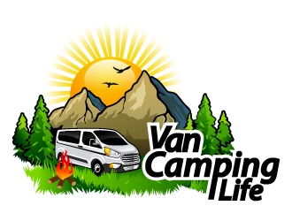 Van Camping Life logo design by Suvendu