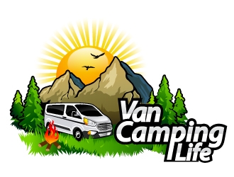Van Camping Life logo design by Suvendu