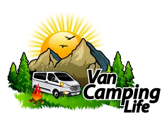 Van Camping Life logo design by Suvendu
