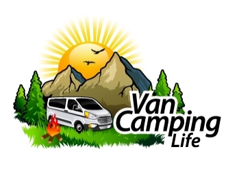 Van Camping Life logo design by Suvendu