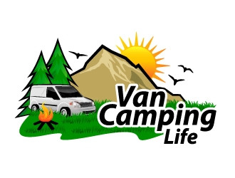Van Camping Life logo design by LogOExperT