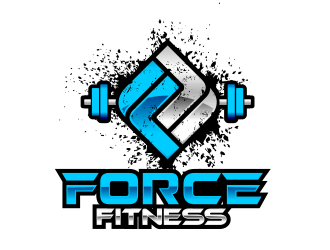 Force Fitness logo design by mashoodpp