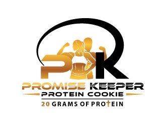 Promise Keeper protein cookie logo design by uttam