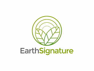 Earth Signature logo design by mutafailan