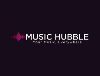 Music Hubble   - Slogan is Your Music, Everywhere logo design by dewipadi