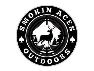 Smokin’ Aces Outdoors logo design by firstmove