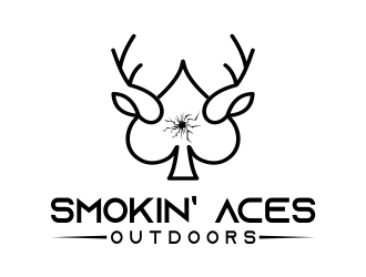 Smokin’ Aces Outdoors logo design by Webphixo